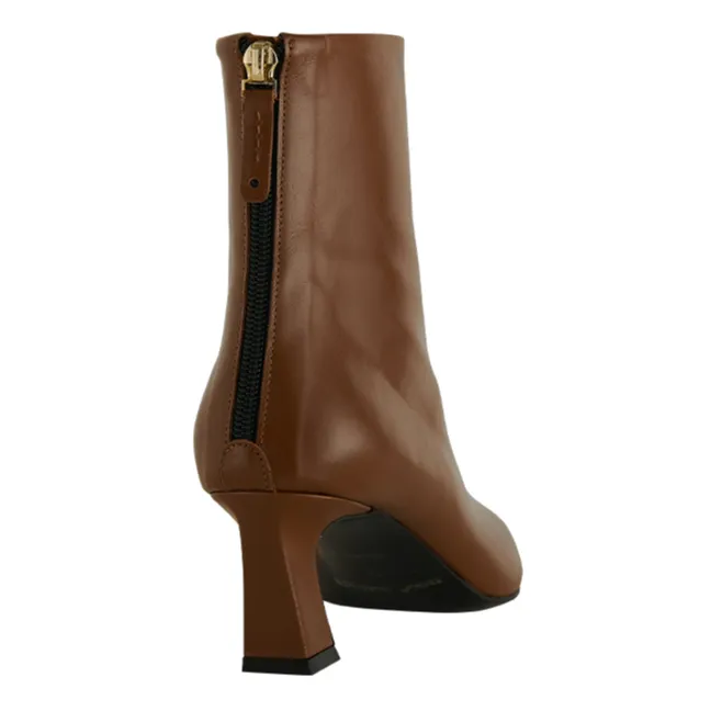 Bottines à talons | Caramel