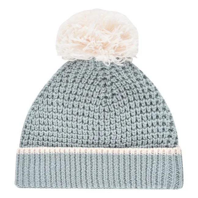 Bonnet Coton et Cachemire Sinbad | Bleu
