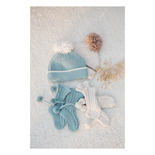 Mütze aus Baumwolle und Kaschmir Sinbad | Blau