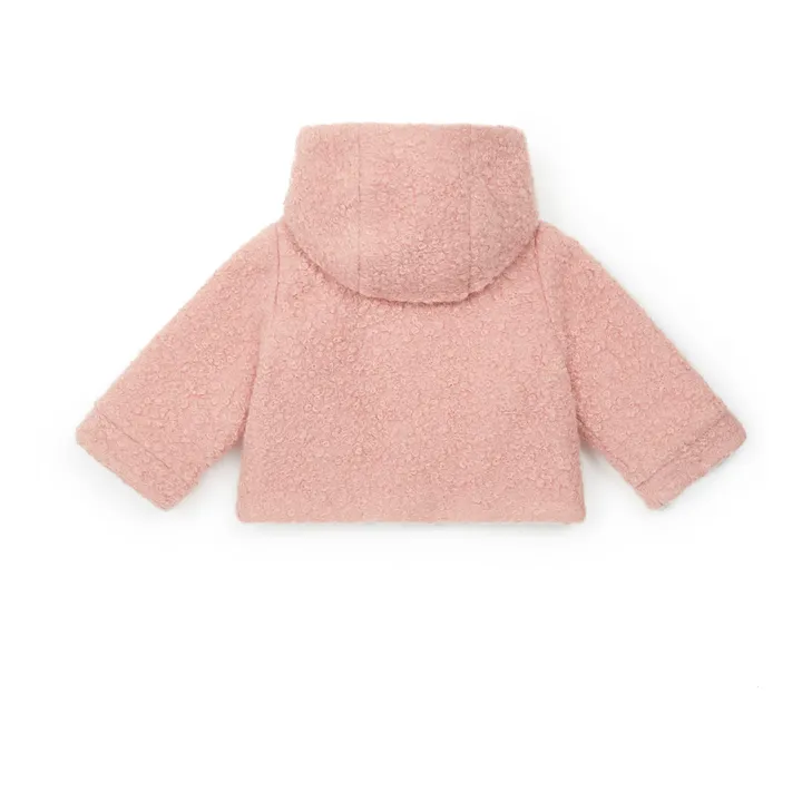 Abrigo de lana Bouclette | Rosa- Imagen del producto n°2