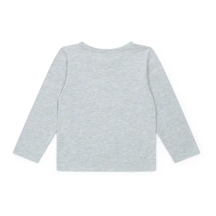 T-Shirt aus Bio-Baumwolle Moutain | Grau Meliert- Produktbild Nr. 2