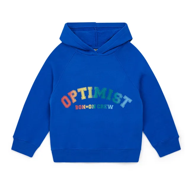 Optimist Sudadera con capucha de algodón orgánico | Azul