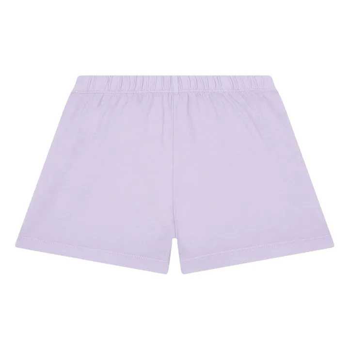 Pantalones cortos de algodón ecológico | Lila- Imagen del producto n°0
