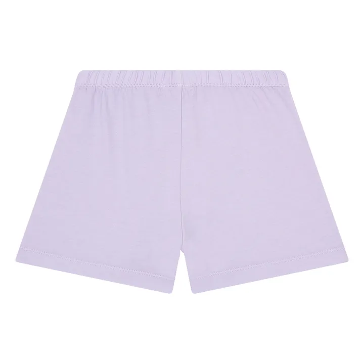 Pantalones cortos de algodón ecológico | Lila- Imagen del producto n°2