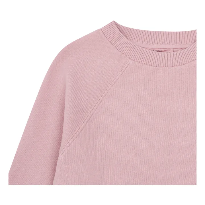Raglan Organic Cotton Sweatshirt | Dusty Pink- Product image n°1