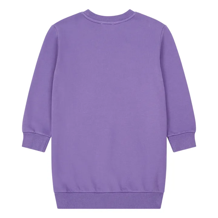 Organic Cotton Sweatshirt Dress | Lavender- Product image n°2