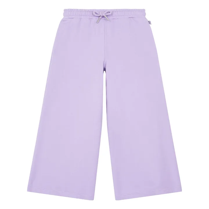 Loose Organic Cotton Joggers | Lilac- Product image n°0