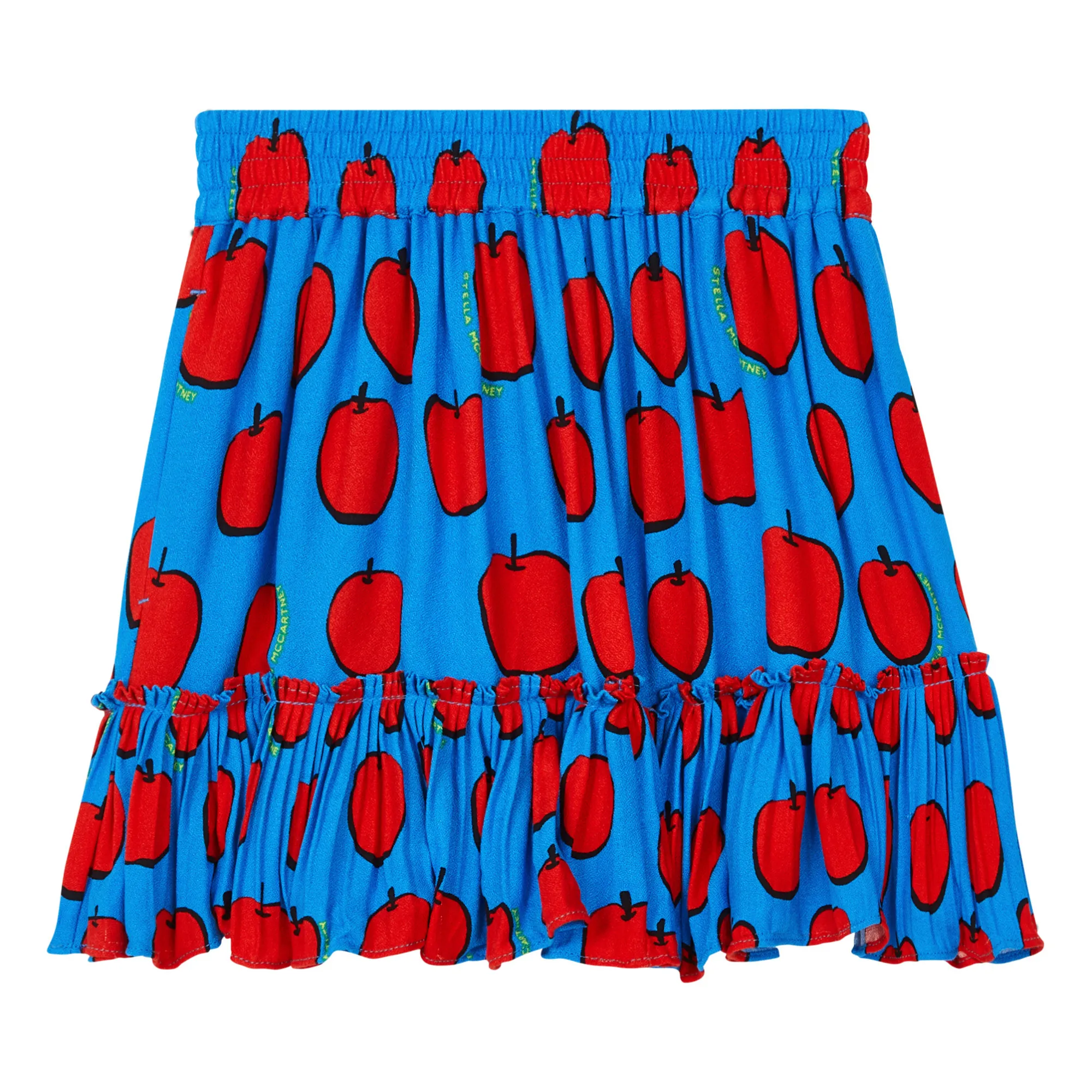 Stella Mccartney Kids Blue Apple Skirt