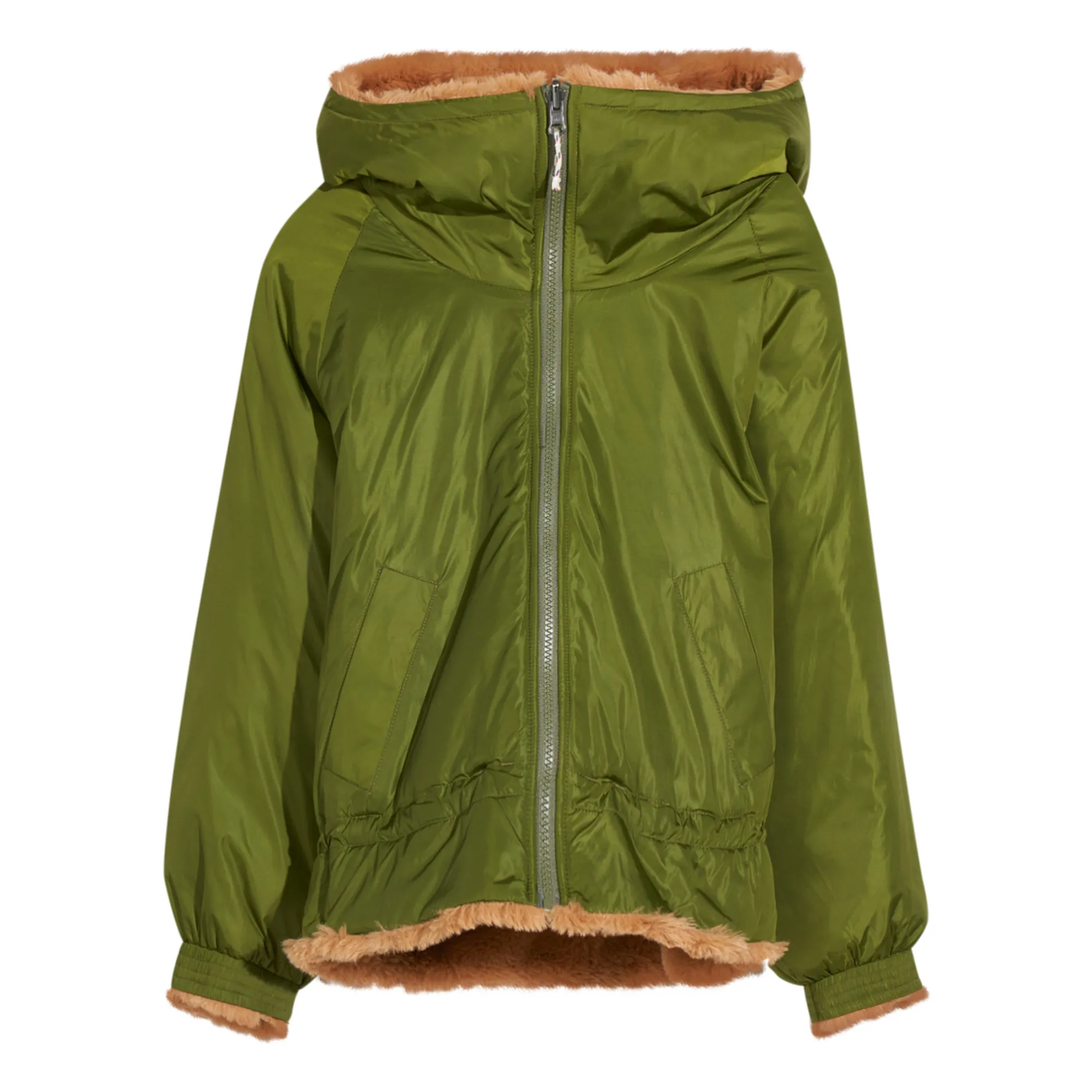 Bellerose Khaki Habitat Reversible Jacket