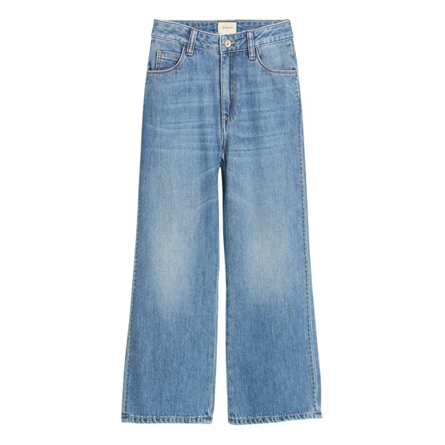 Popies Wide-Legged Jeans | Blue