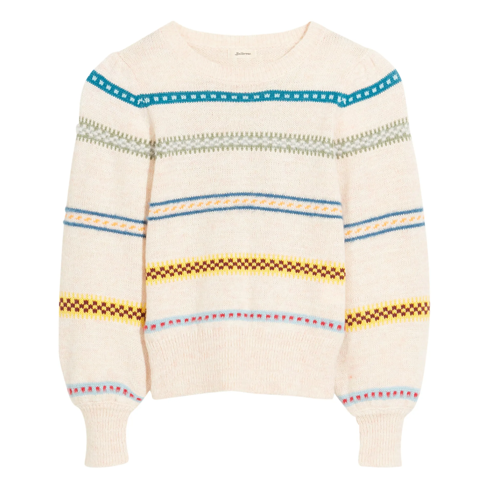 Bellerose Ecru Gelok Mohair Jumper