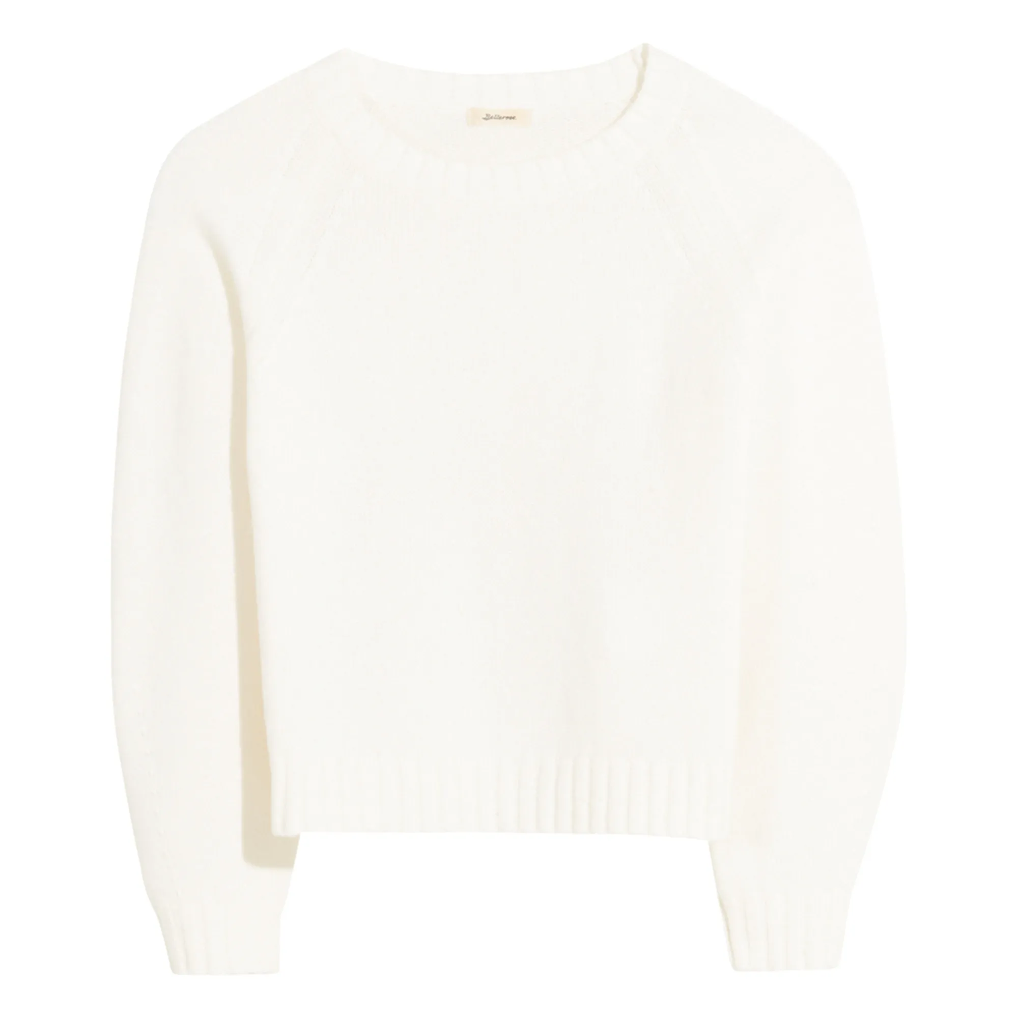 Bellerose White Gimi Organic Cotton Jumper