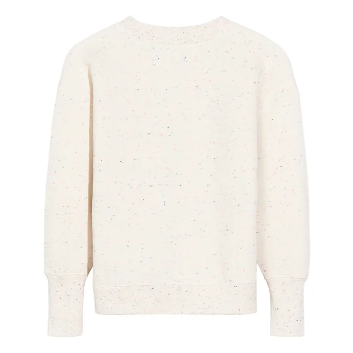 Fadem Speckled Sweatshirt | Ecru- Product image n°7