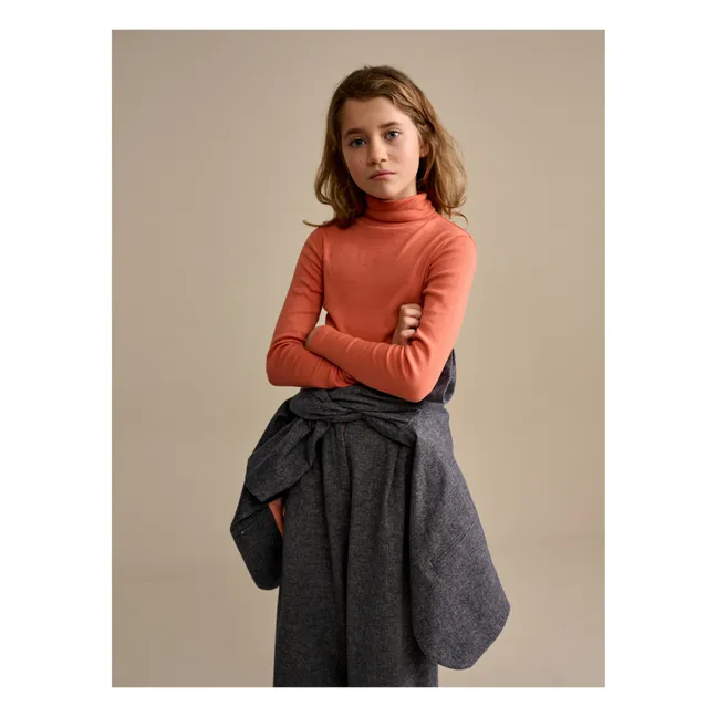 Sous-Pull Velfie Coton Bio | Corail