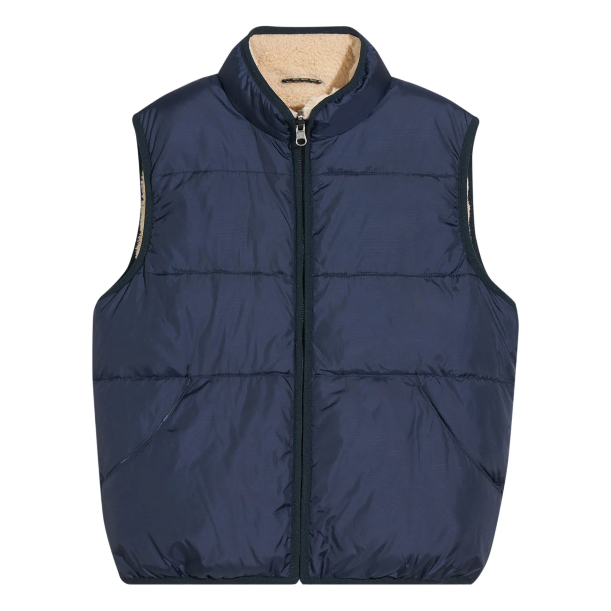 Bellerose Navy Blue Hans Reversible Jacket