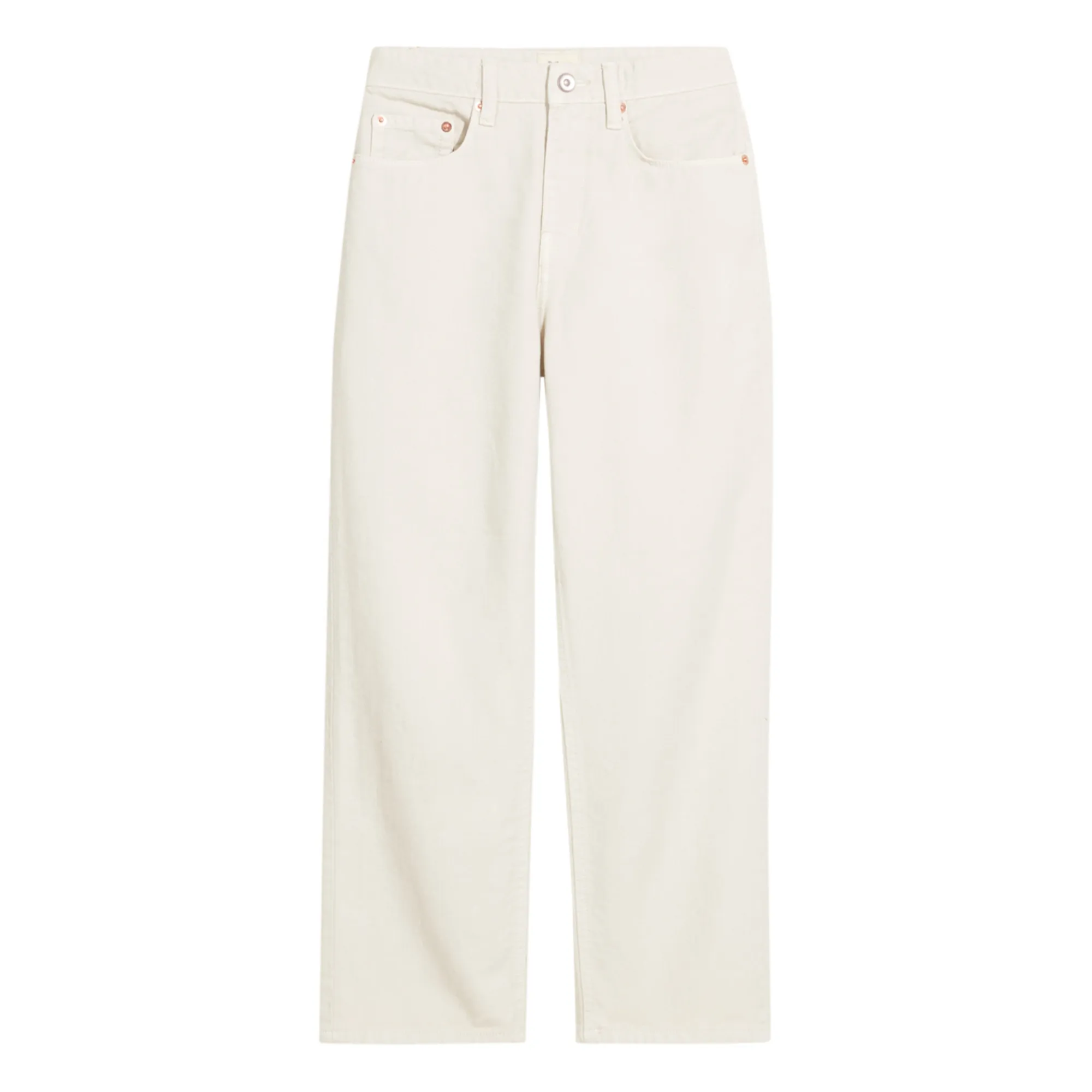 Bellerose Ecru Peters Straight-Leg Trousers