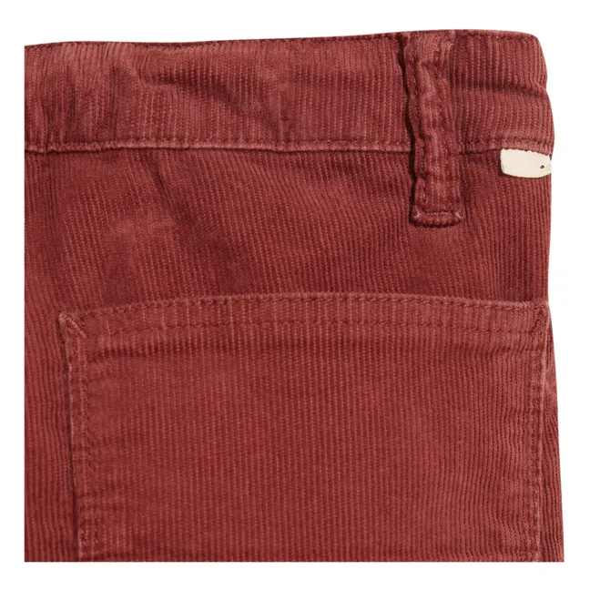 Painters Straight-Leg Trousers | Brick red