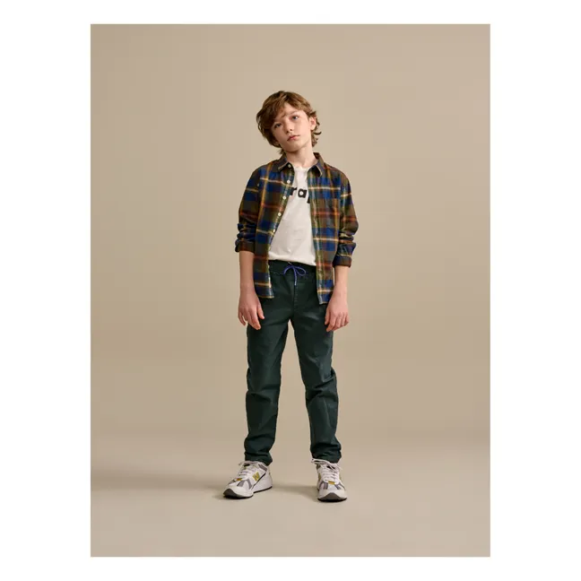Pantalon Droit Pharel | Vert foncé