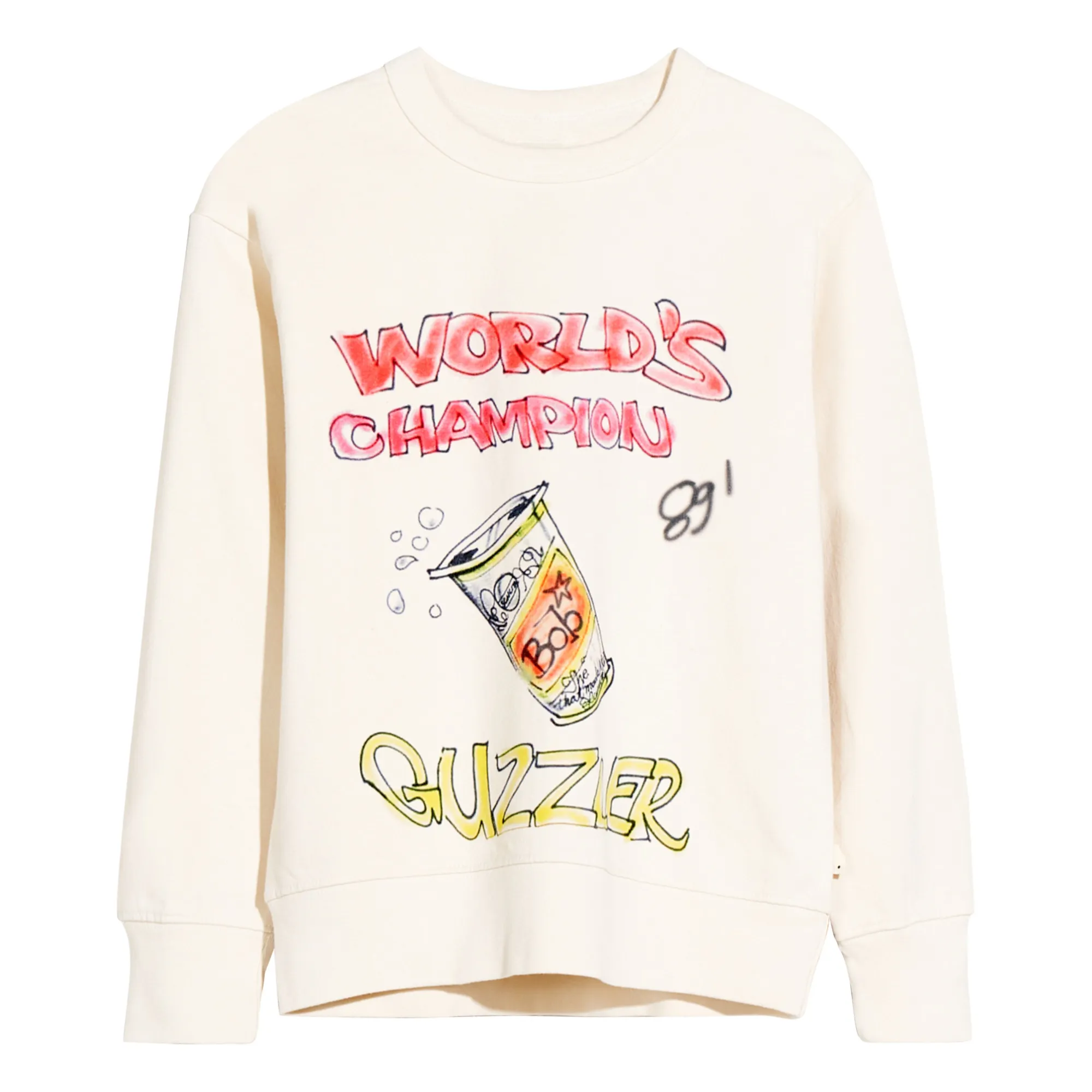 Bellerose Ecru Binch Organic Cotton Sweatshirt