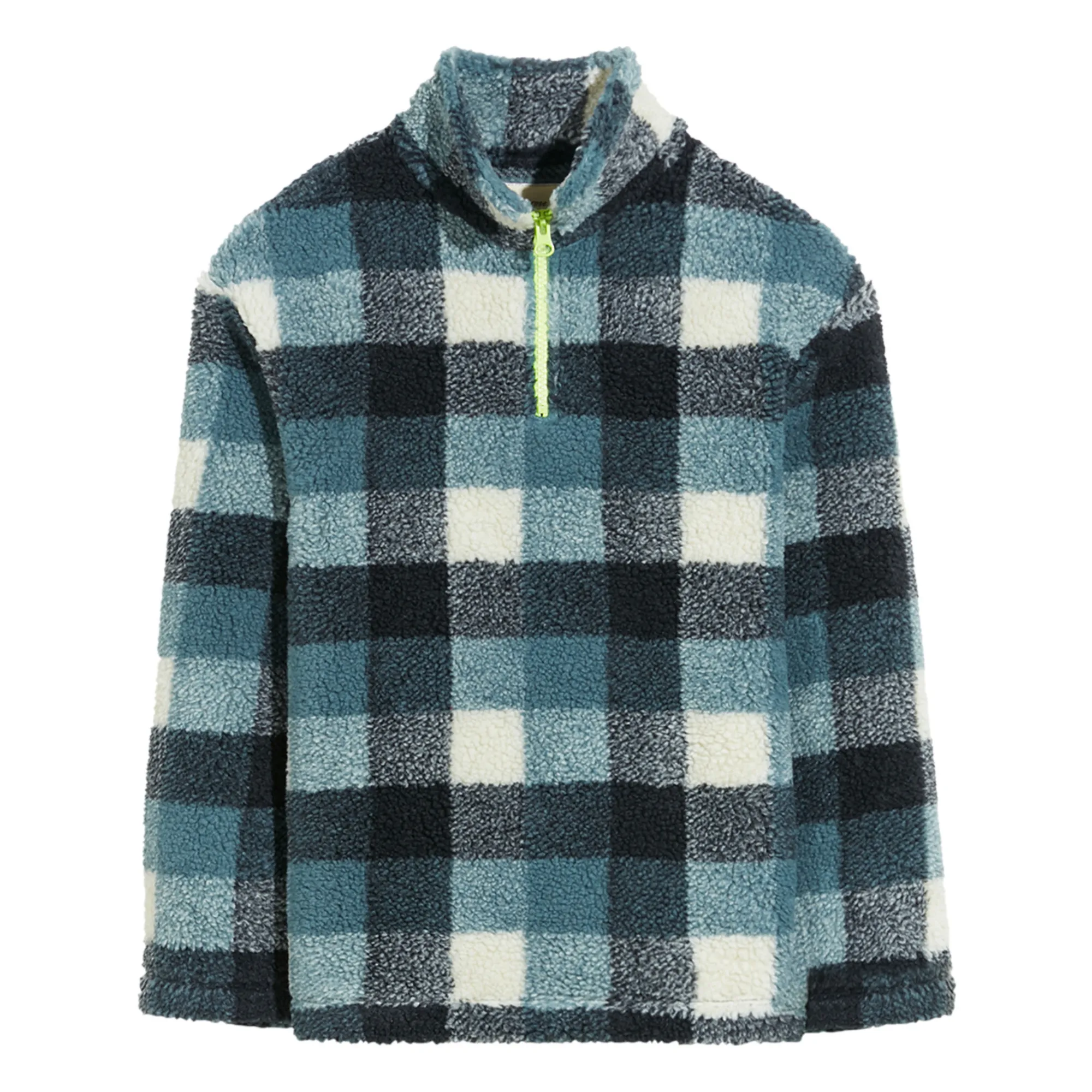 Bellerose Blue Ajax Polar Fleece Sweatshirt
