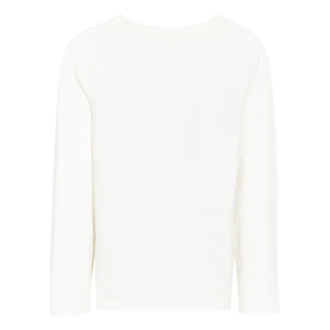 Camiseta de algodón orgánico Kenno | Blanco
