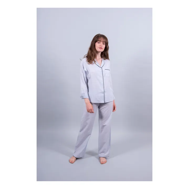 Pijama Paul Carreaux | Azul- Imagen del producto n°3