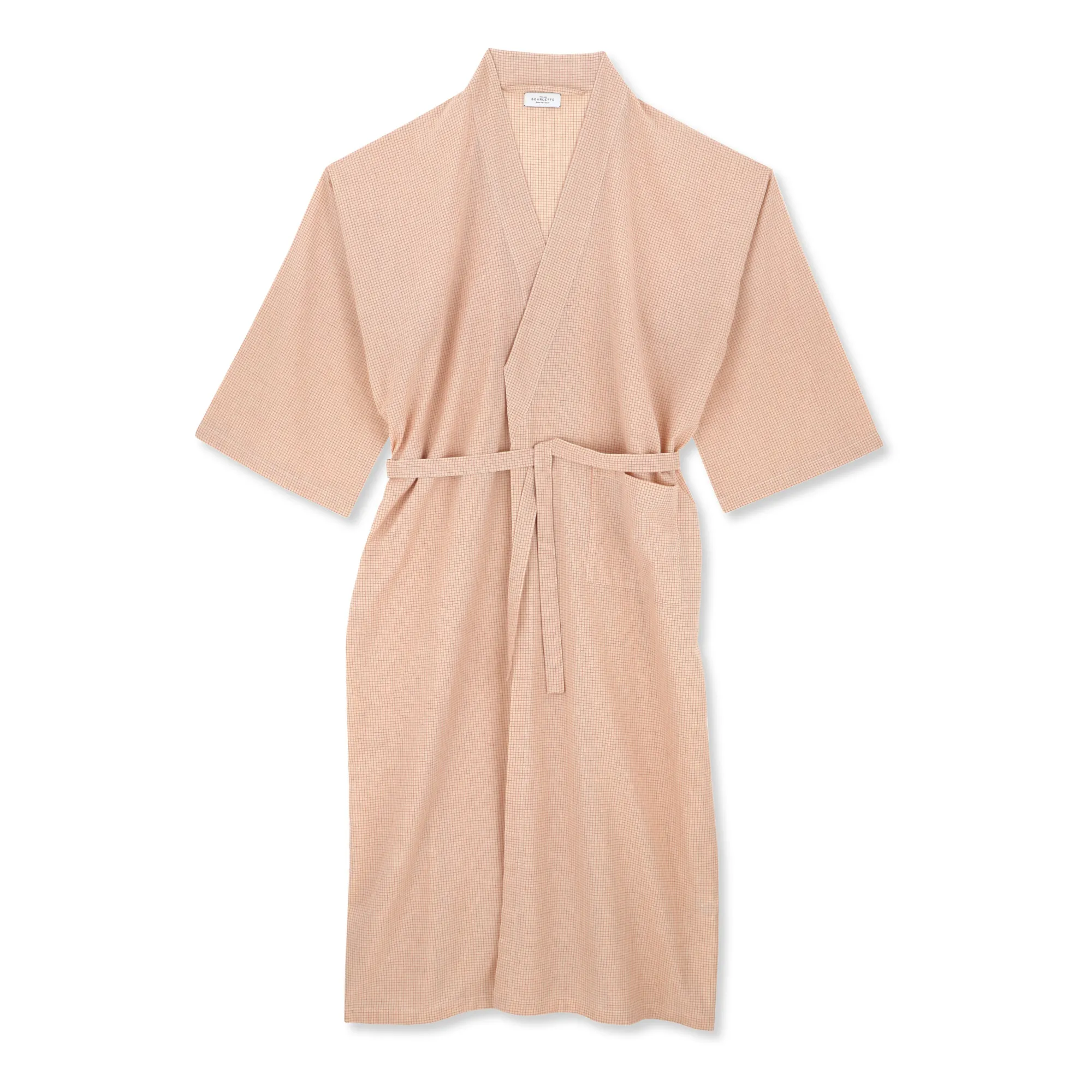 Scarlette Ateliers Red Grace Checked Kimono