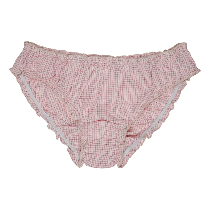 Grace Checked Briefs | Red- Product image n°0