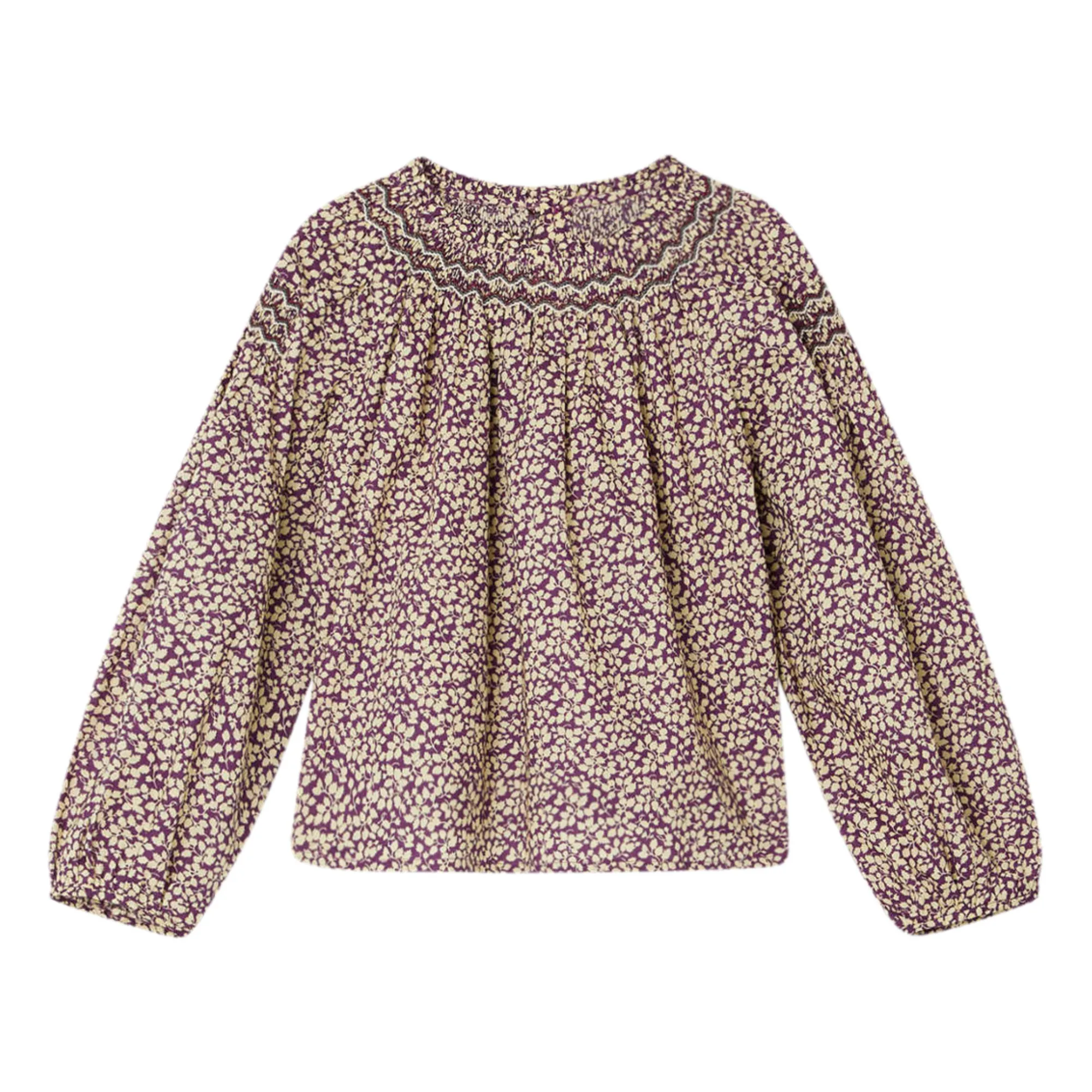 Bonpoint Plum Blandine Exclusive Liberty Print Blouse