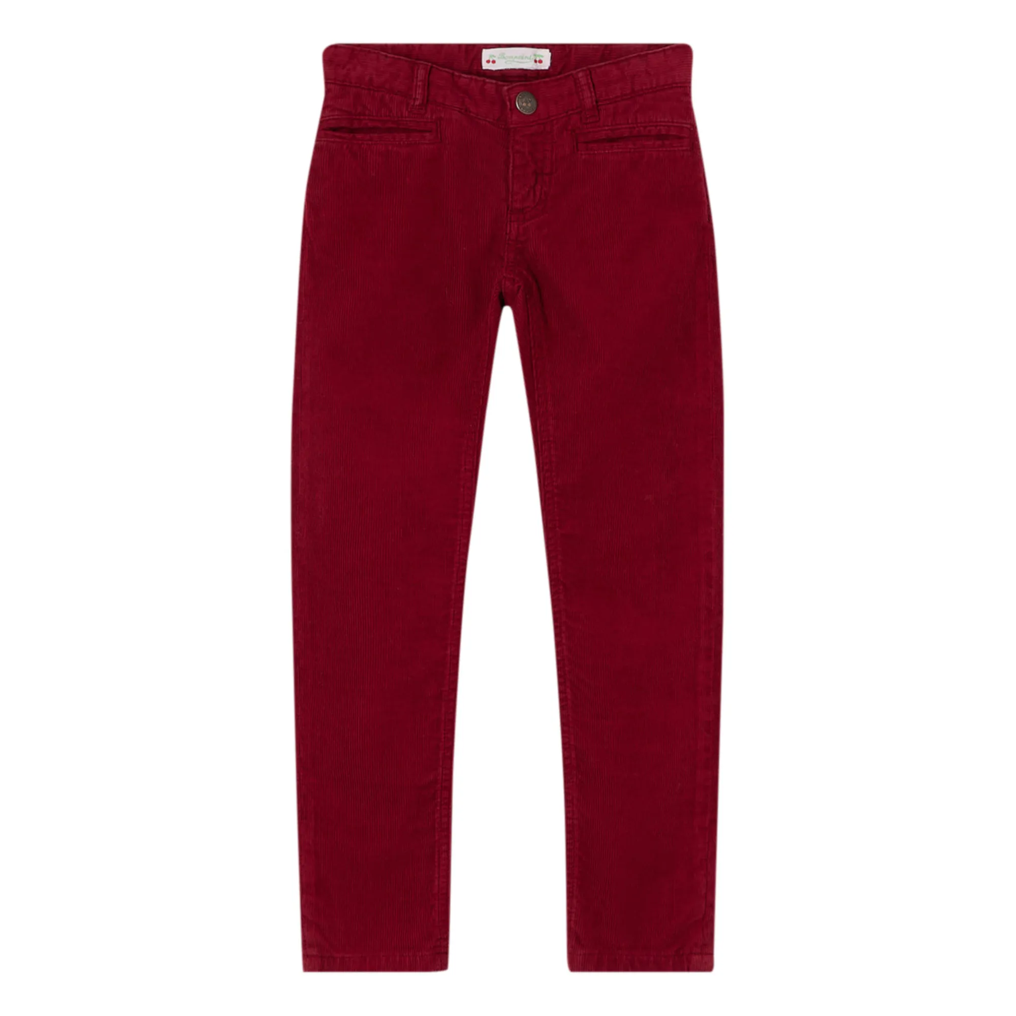 Bonpoint Raspberry Red Brook Corduroy Trousers