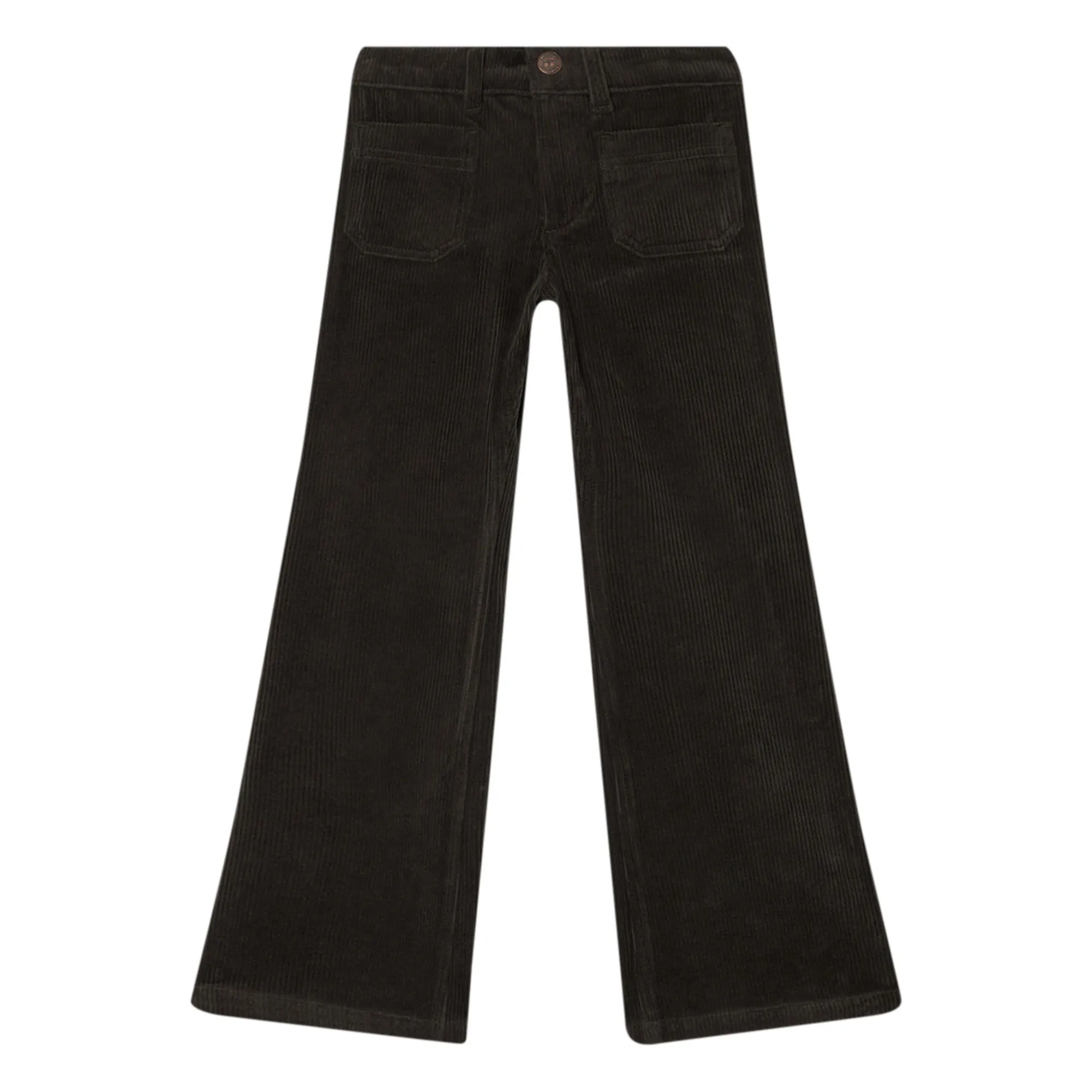 Bonpoint Black Junon Corduroy Flare Trousers