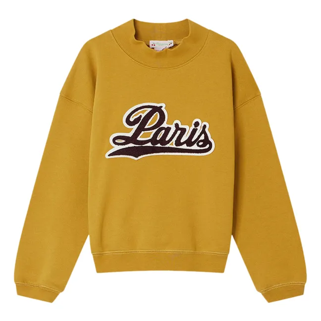 Sweatshirt Paris Bart | Ocker