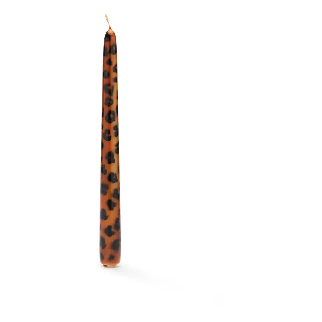 Candele Leopardate - Set di 2 | Leopardo