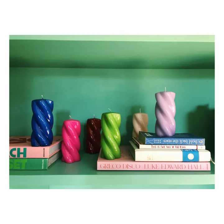 Vela trenzada Blunt - 15cm | Rosa Fushia- Imagen del producto n°2