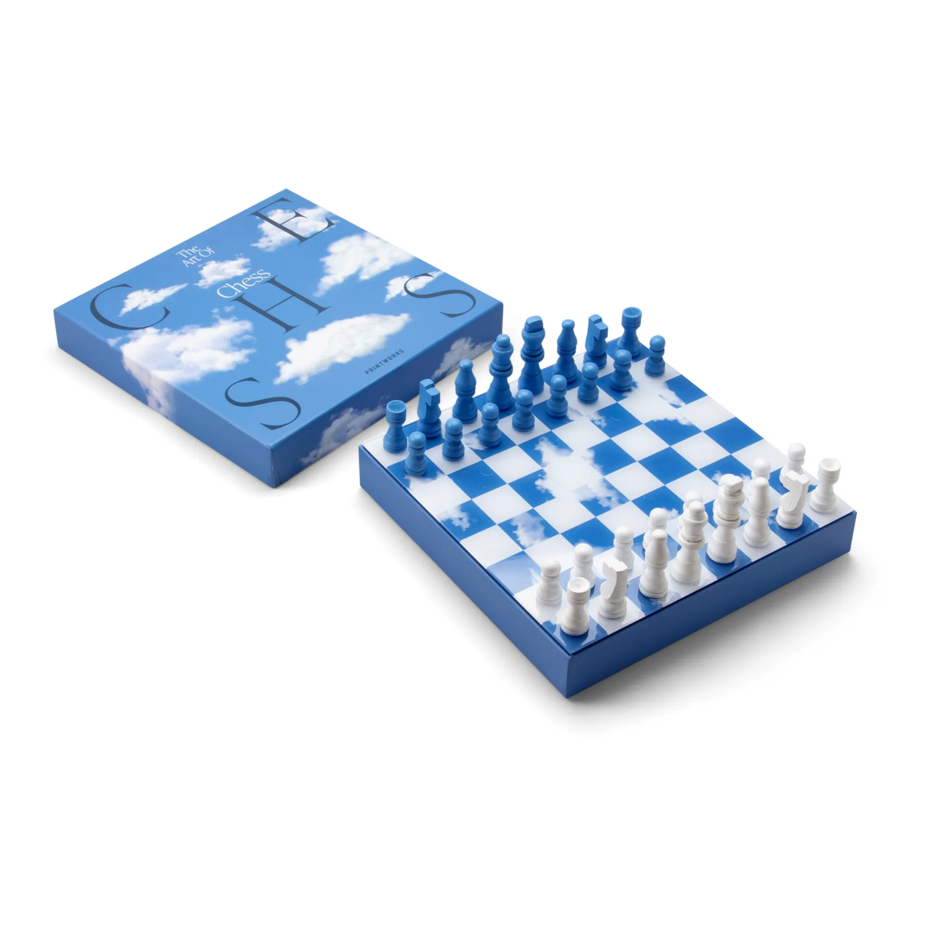 Printworks Multicoloured Clouds Chess Set