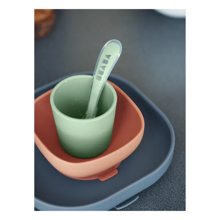 Juego de vajilla de silicona 4 piezas | Salvia- Imagen del producto n°3