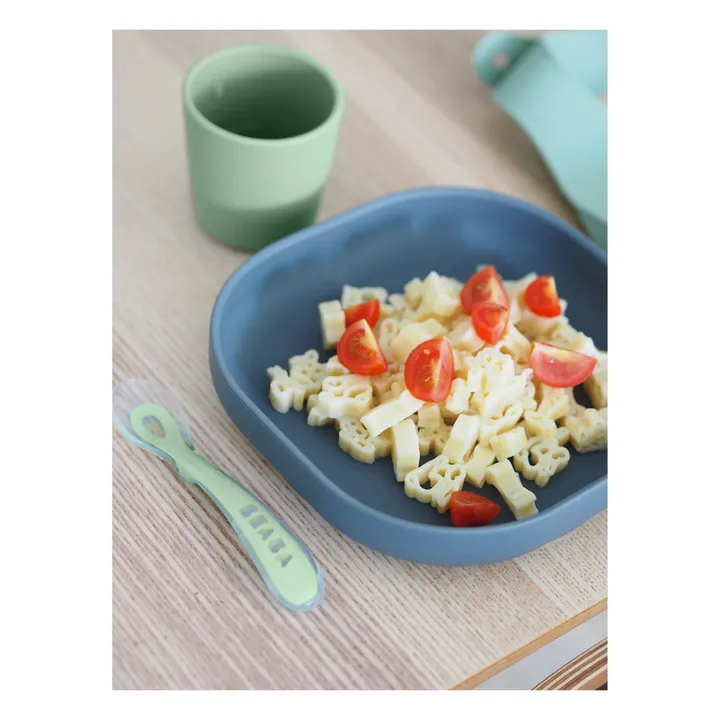 Juego de vajilla de silicona 4 piezas | Salvia- Imagen del producto n°4