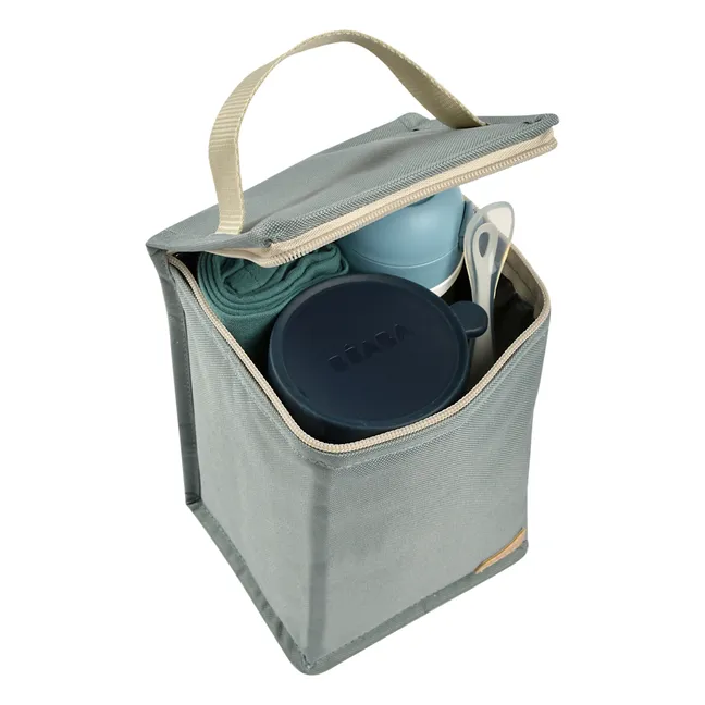 Pochette repas isotherme | Sauge