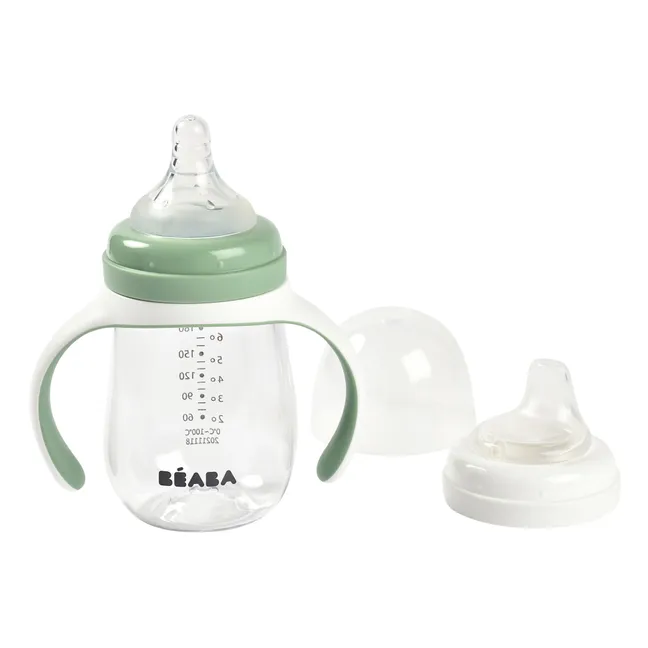 Biberón de aprendizaje 2 en 1- 240 ml | Salvia