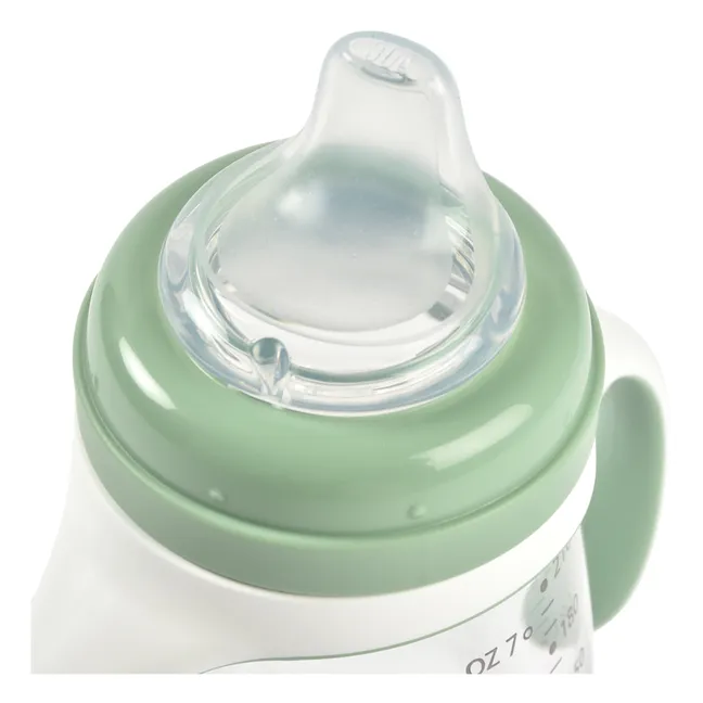 Biberón de aprendizaje 2 en 1- 240 ml | Salvia