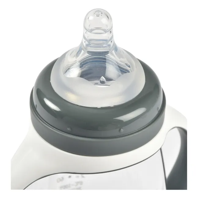 Biberón de aprendizaje 2 en 1- 240 ml | Gris Antracita