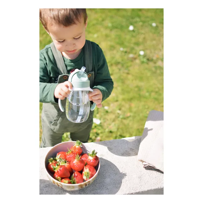 Tazza con cannuccia-300 ml | Salvia