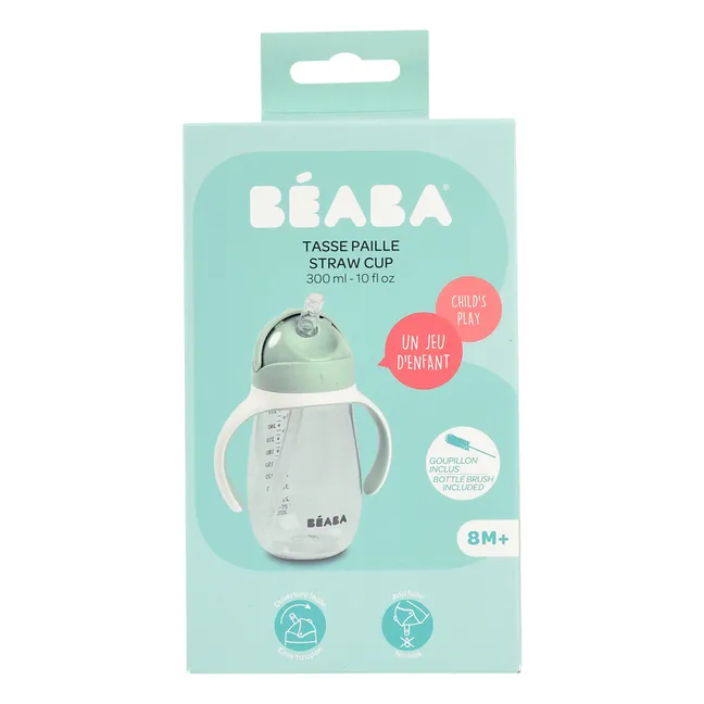 Taza con pajita -300 ml | Salvia
