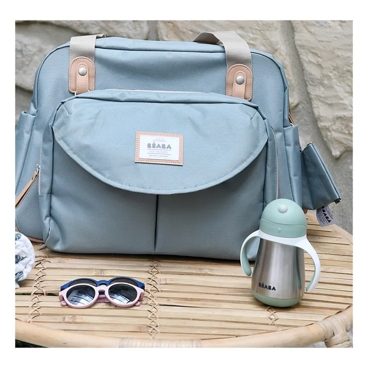 Tasse paille en inox - 250 ml | Sauge- Image produit n°1