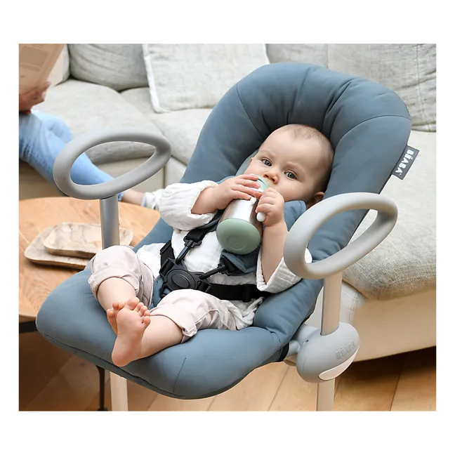 Taza con pajita de acero inoxidable - 250 ml | Salvia