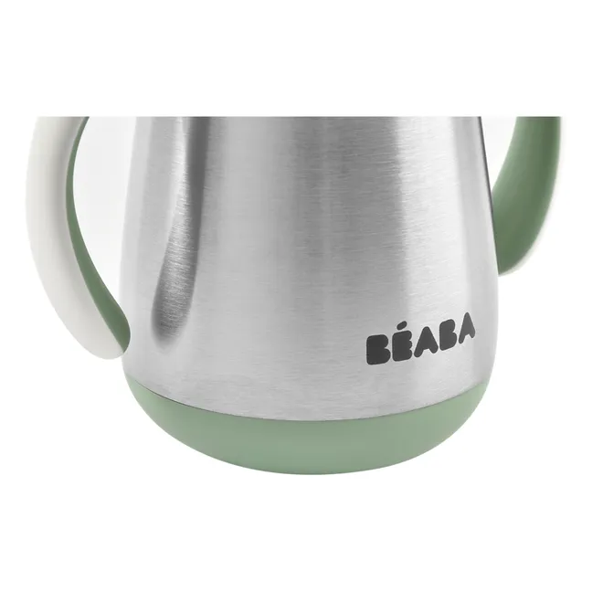 Taza con pajita de acero inoxidable - 250 ml | Salvia