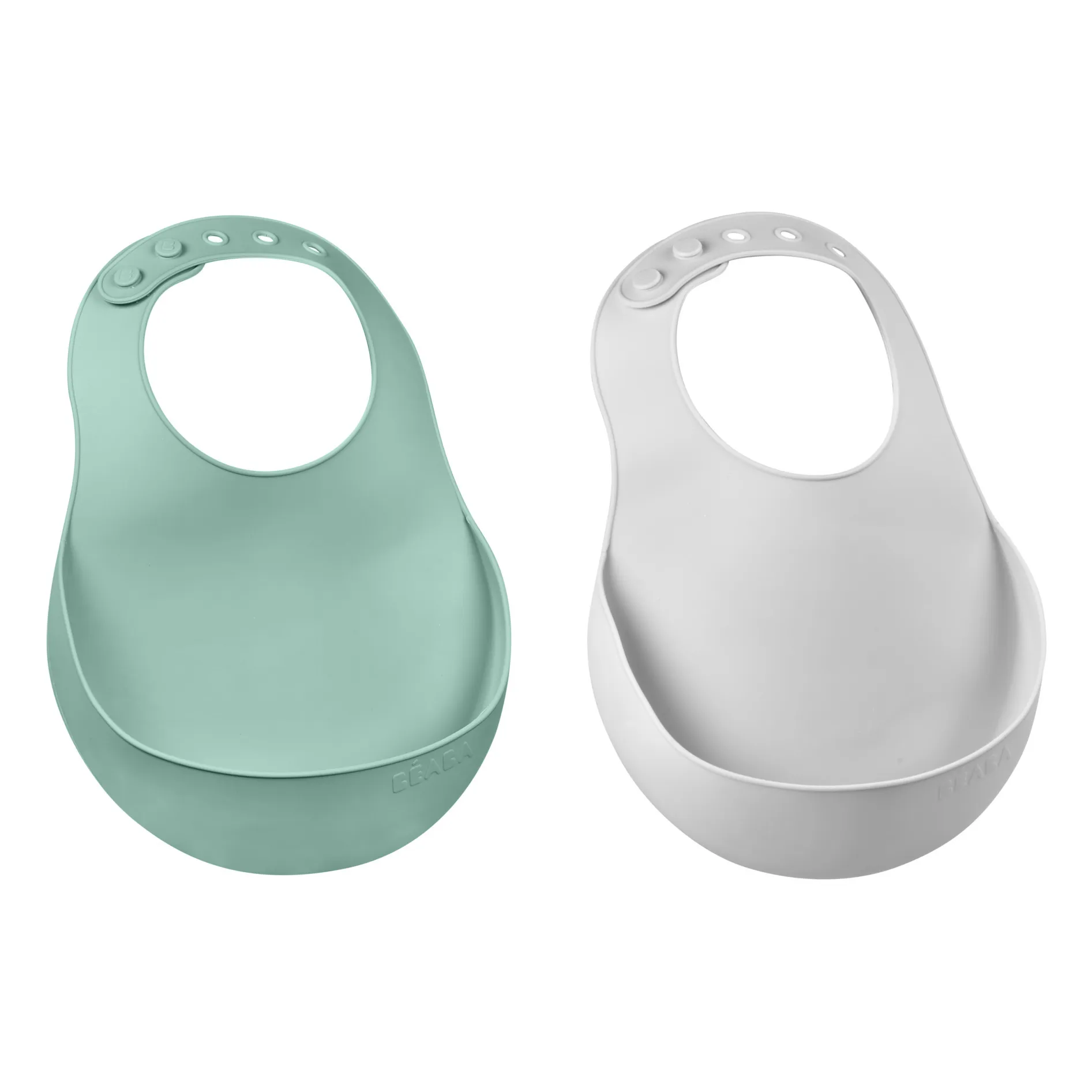 Béaba - Bavoir silicone - Set de 2 (Béaba) - Image 1