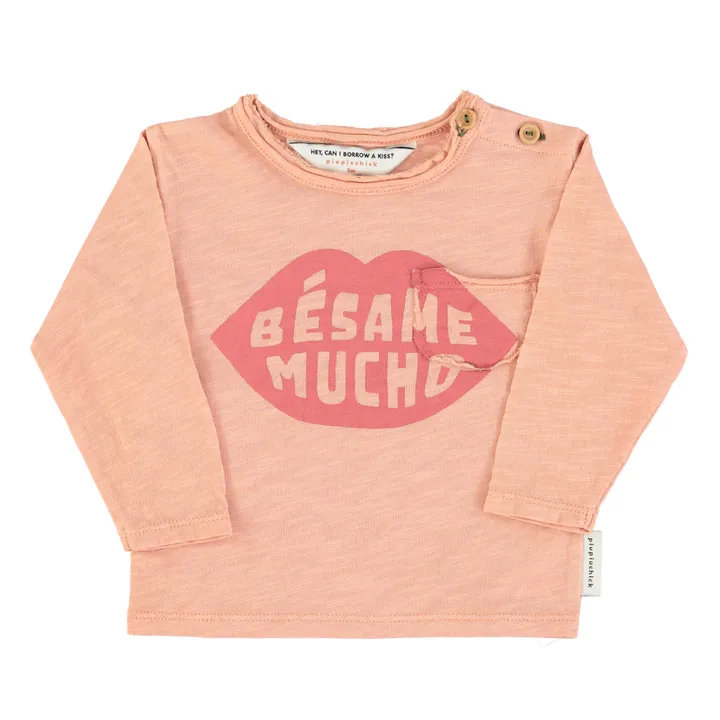 Camiseta Bésame Mucho | Naranja- Imagen del producto n°3