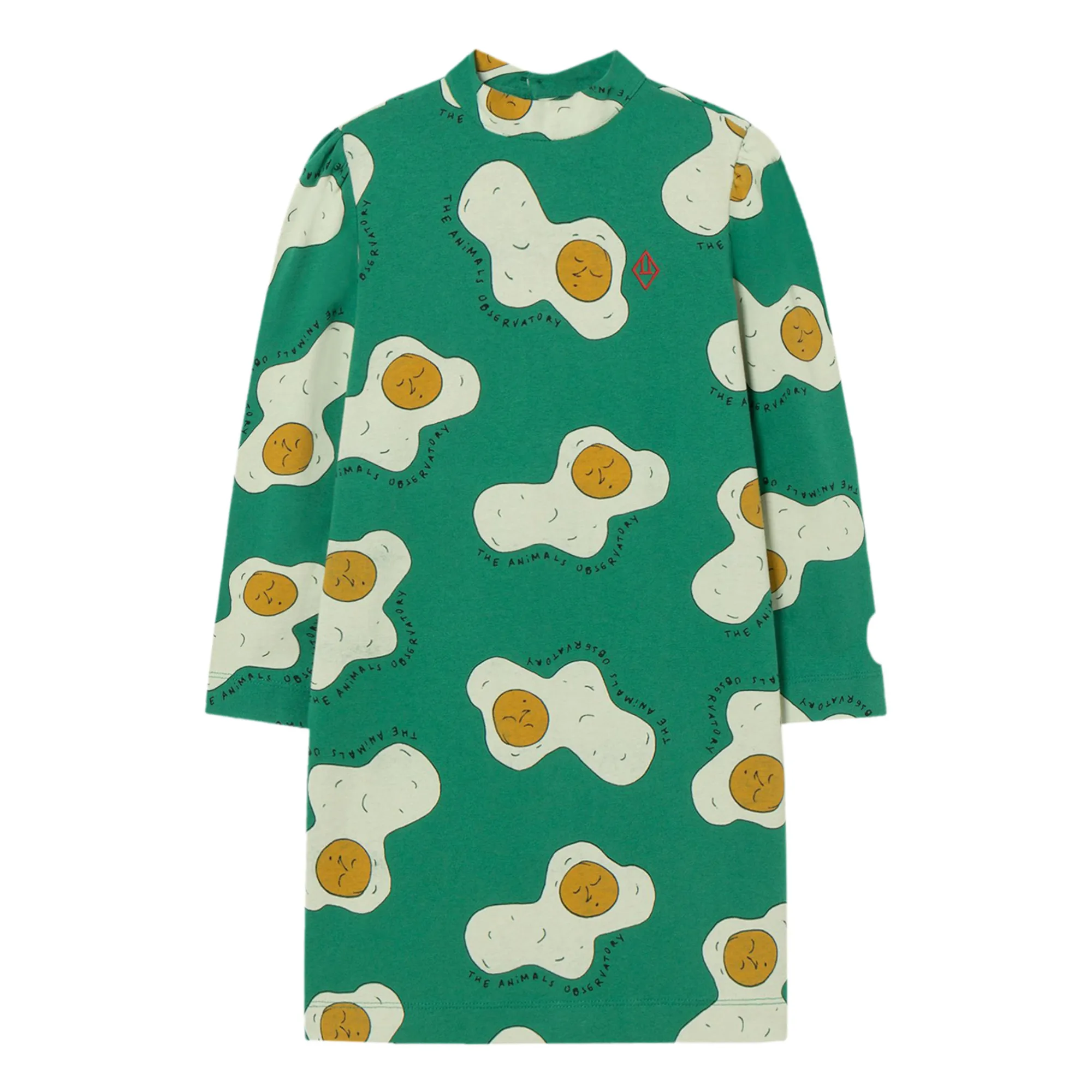 The Animals Observatory Green Bug Jersey Dress