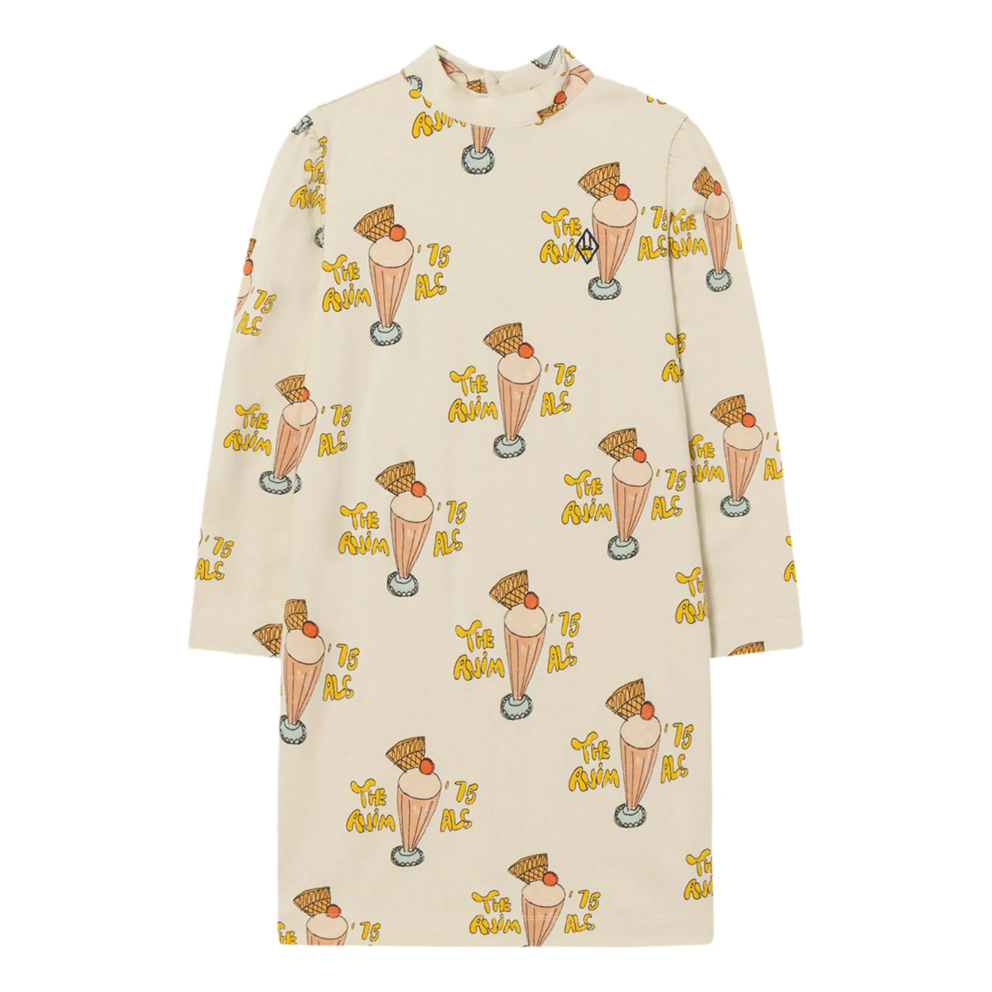 The Animals Observatory Ecru Bug Jersey Dress